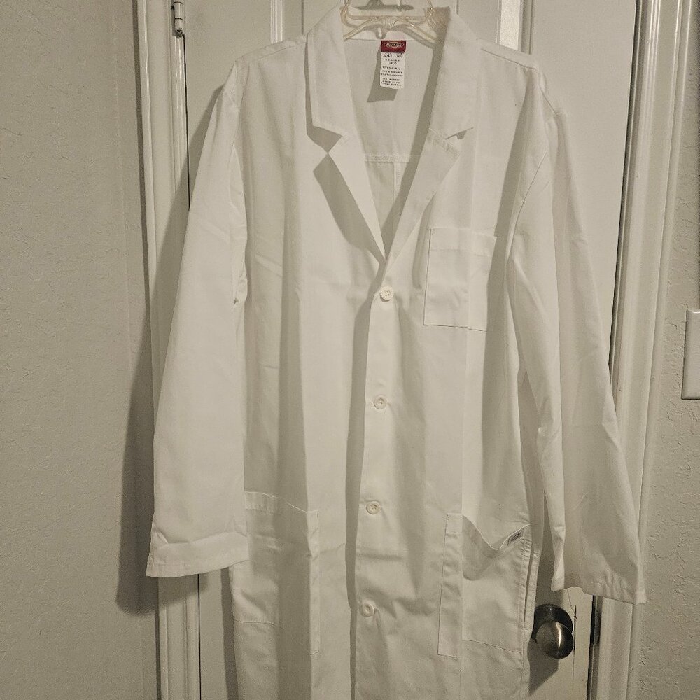 Unisex White Lab Coat
